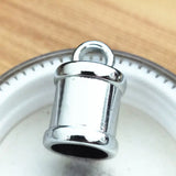 Screw Thread Round Caps DIY Jewelry Making UV Cap Key Chain End Tip Tassel Caps