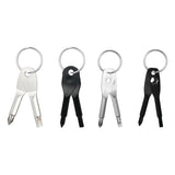 Screwdriver Keychain Multi-Function Tool Cross Keyring Alloy Keychain