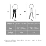 Screwdriver Keychain Multi-Function Tool Cross Keyring Alloy Keychain