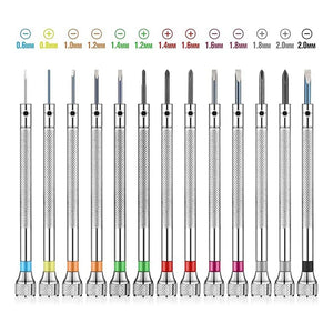 13Pcs Watch Screwdriver Set Clock Watch Tools Parts Link Pin Remover