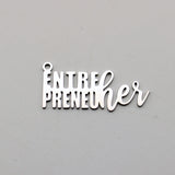 Entrepreneur Charm Stainless Steel Pendant