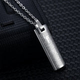 18k Filled Titanium Stainless Steel Pendant Necklace for Men