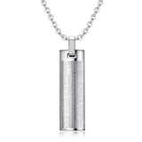 18k Filled Titanium Stainless Steel Pendant Necklace for Men