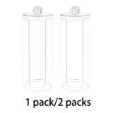 Clear Acrylic Scrunchie Holder Stand with Lid - Hair Band Organizer