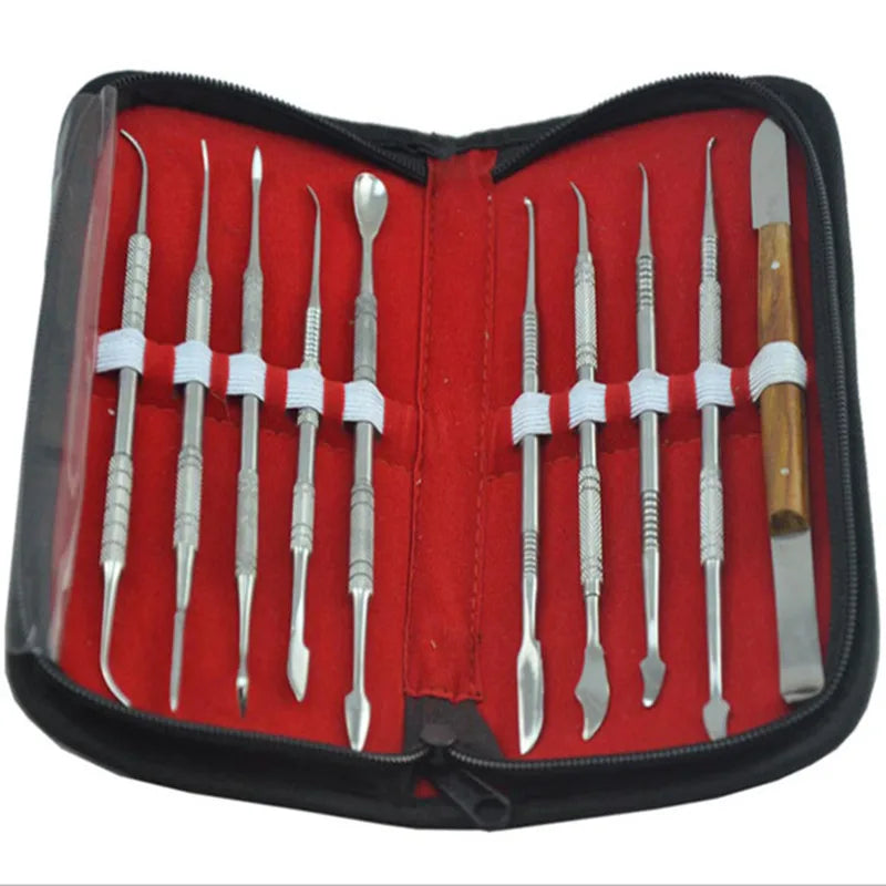 Wax Carving Tools Set 10pcs Kit Sculpting Knives Modeling Carved