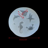 Flounder Shell Starfish Silicone Mold for Resin Crafts