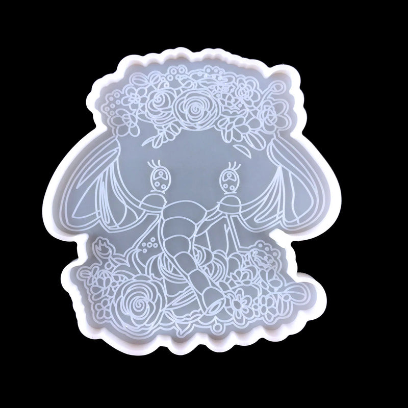 Sea Series Coaster Mold Epoxy Resin Shell Goldfish Elephant Water Coaster Silico