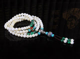Sea Shell 108 Rosary Bracelets Shell Round Beads Bead Bracelet Natural