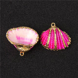 Natural Shell Charms for Jewelry Making