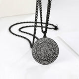 Seal Of Solomon Archangel Necklace Saint Michael Pendant