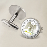 Mexico & USA Flag Cufflinks Set