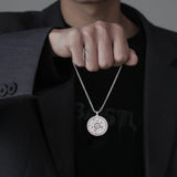 Archangel Seal Pendant Necklace Men Solomon Talisman Amulet Protection