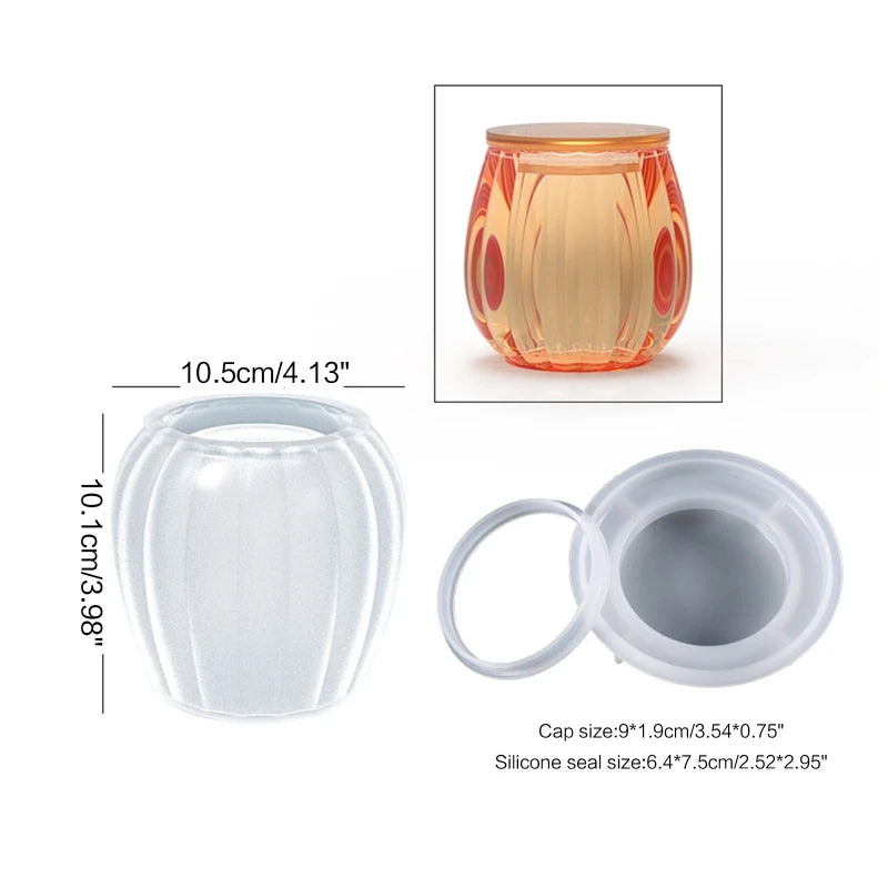 Epoxy Resin Mold for Sealed Bottle Storage Box DIY Jewelry