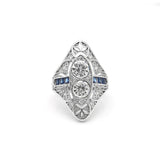 Seanlov Silver Zircon Oval Rings for Women