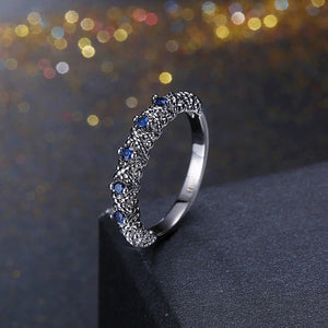 Seanlov Colorful Stone Rings CZ Zircon Engagement