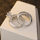 Seanlov Wedding Engagement 2pc Anniversary Promise Bridal Sets Jewelry