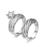 Seanlov Wedding Engagement 2pc Anniversary Promise Bridal Sets Jewelry
