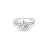 Seanlov Romantic Female Princess CZ Ring Silver Jewelry