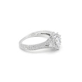 Seanlov Romantic Female Princess CZ Ring Silver Jewelry