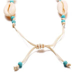 Seaside Beach Resort Beaded Shell Anklet