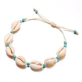 Seaside Beach Resort Beaded Shell Anklet