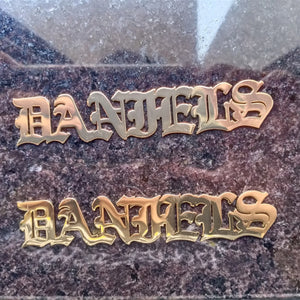 Personalized Security Nameplate Necklace Gift