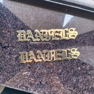 Personalized Security Nameplate Necklace Gift