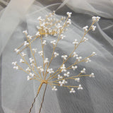 Seed Beads Gypsophila Hair Pins Flower Hair Pin Pince Cheveux Femme WIGO1525