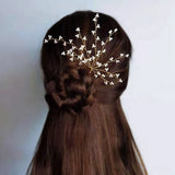 Seed Beads Gypsophila Hair Pins Flower Hair Pin Pince Cheveux Femme WIGO1525