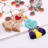 Sehuoran Bohemian Drop Earrings For Women Wedding Tassel Earrings
