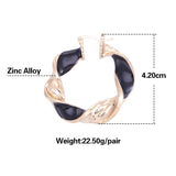 Sehuoran Zinc Alloy Drop Earrings For Women
