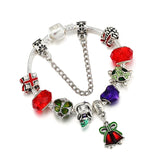 Christmas Bell Charm Bracelet for Women