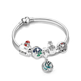 Kids Anime Animal Heart Bracelet Charm Bangle