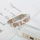 Two-Tone Mesh Bracelets My Angel & Skate Beads Bangle