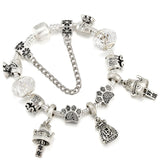 Airplane Charm Bracelet Anime Luggage Beaded Bangl