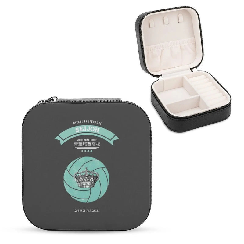 Seijoh Crest Jewelry Storage Box Earrings Ring Pendant Display Box
