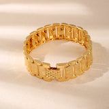Selead Classic Cuff Bangle Chain Plated Wristband Bracelet