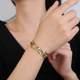 Geometric Sealed Chain Bracelet Christmas Gift