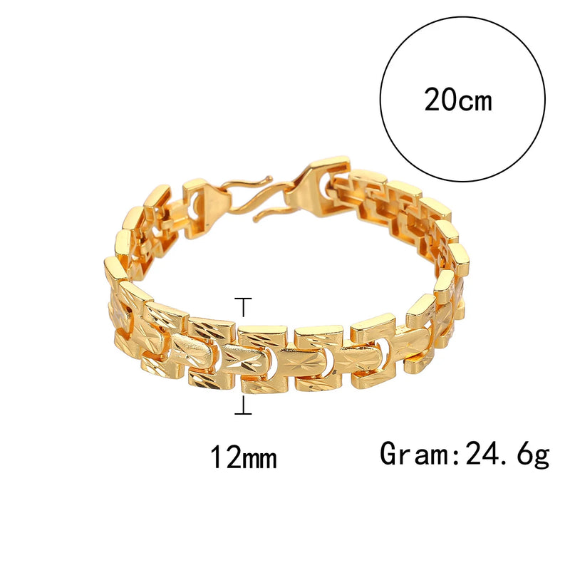 Geometric Sealed Chain Bracelet Christmas Gift