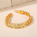 Geometric Sealed Chain Bracelet Christmas Gift