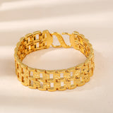 Gold-Plated Copper Bracelets for Men and Women