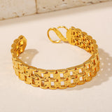 Gold-Plated Copper Bracelets for Men and Women