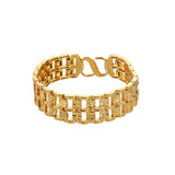 Gold-Plated Copper Bracelets for Men and Women
