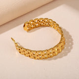 Gold-Plated Copper Bracelets for Men and Women