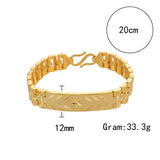 Selead Flat Side Bracelet Chain Plated Copper Bracelets Wedding Jewelry
