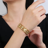 Selead Ladies Vintage Bracelet Bangle Chain Wristband Plated Jewelry