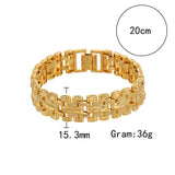 Selead Ladies Vintage Bracelet Bangle Chain Wristband Plated Jewelry