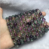 Fluorite Bracelet 9mm Crystal Permeability