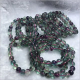 Fluorite Bracelet 9mm Crystal Permeability