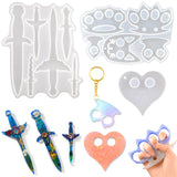 Resin Moulds for Self Defense Dagger Shuriken Keychain